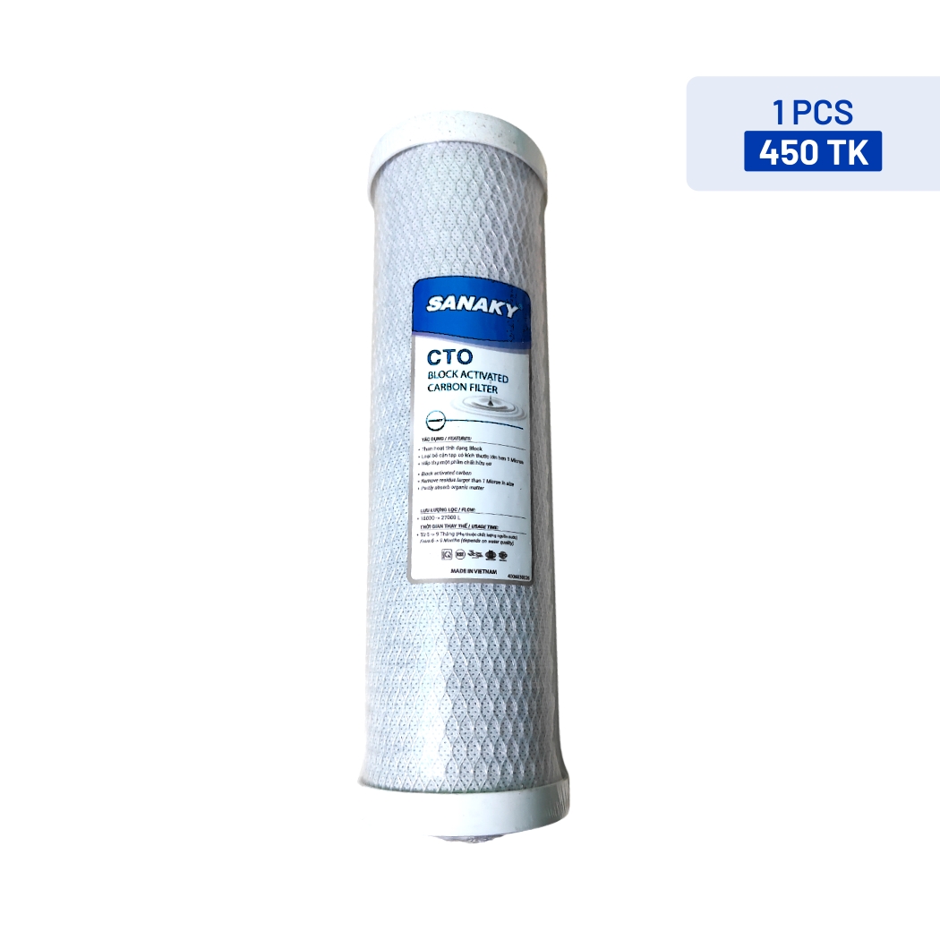 10 Inch Pureflow CTO Carbon Cartridge