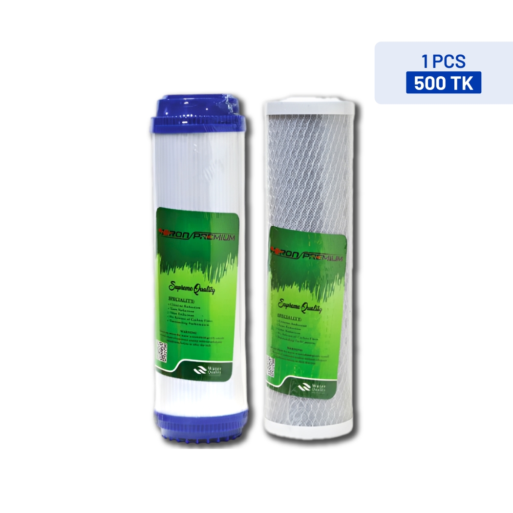 10 Inch Heron GAC & CTO Cartridges (Combo)
