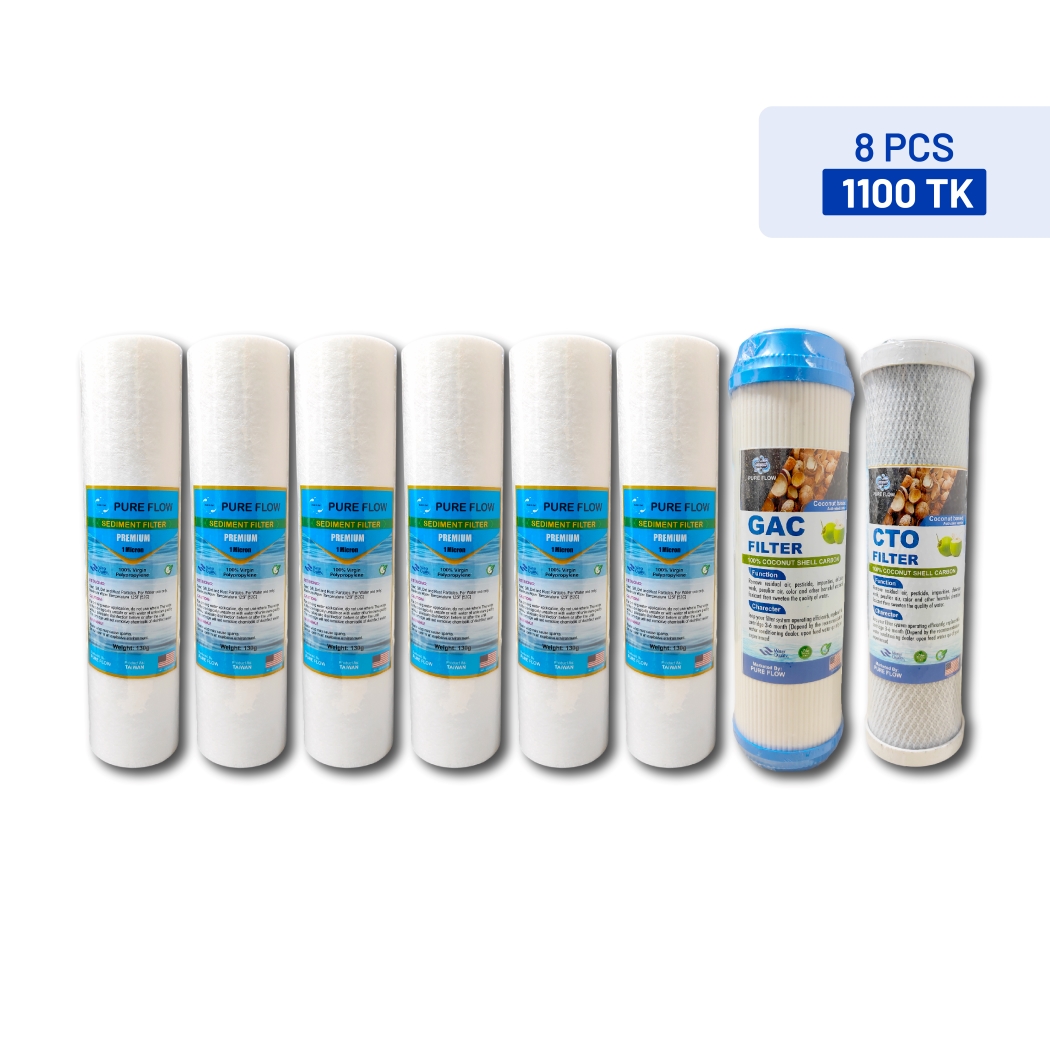 Pureflow 8 PCS Combo Package