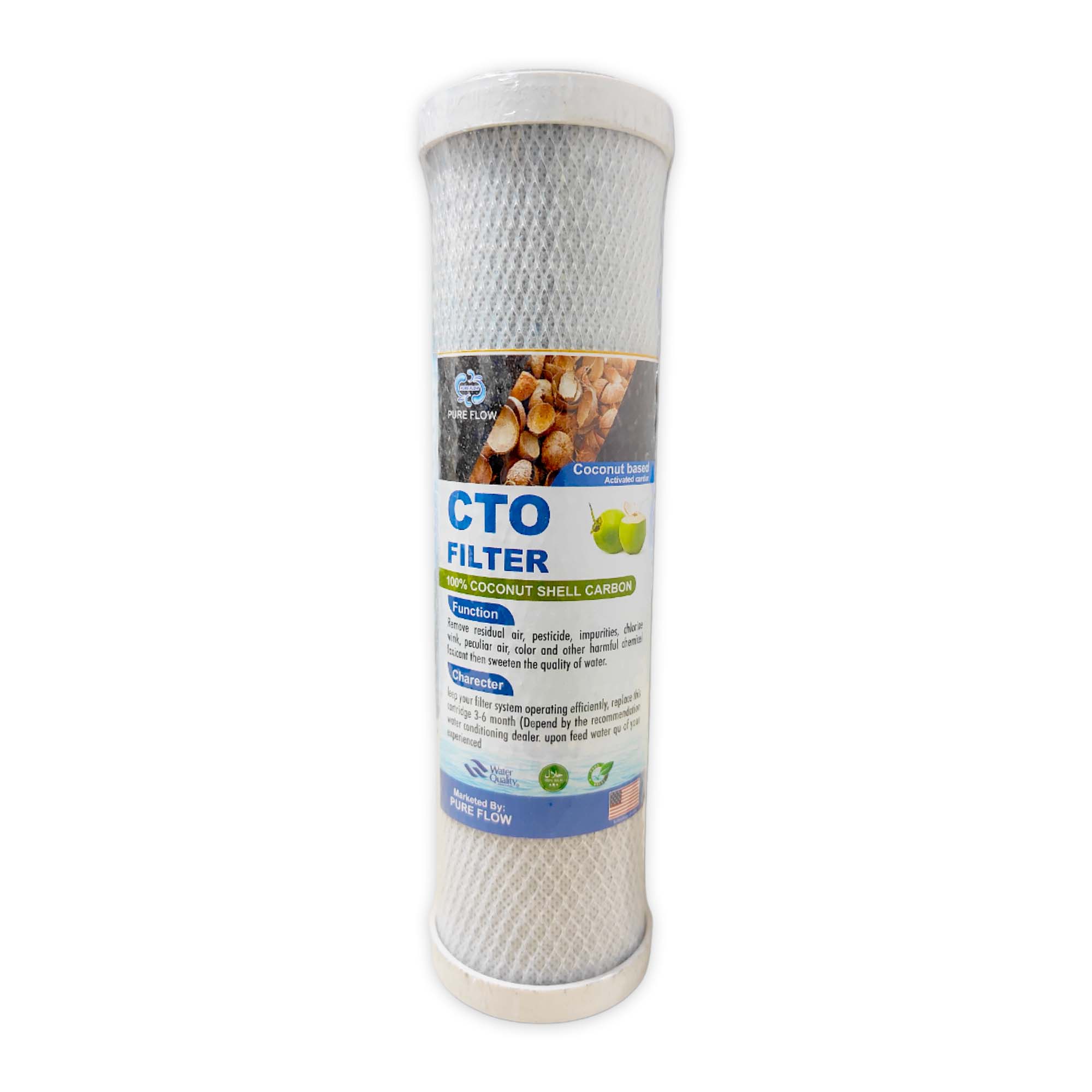 Pure Flow CTO/Net Carbon Filter